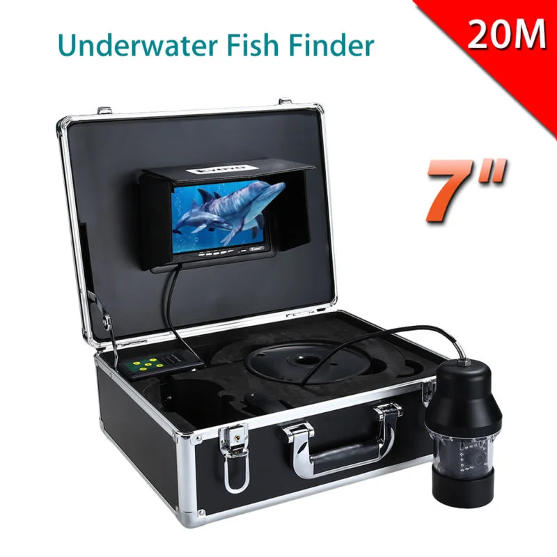 

EYOYO Original 20M Fish Finder 1000TVL 360 Degree Underwater Fishing Camera 18pcs IR led Light Controllable SONY Sensor