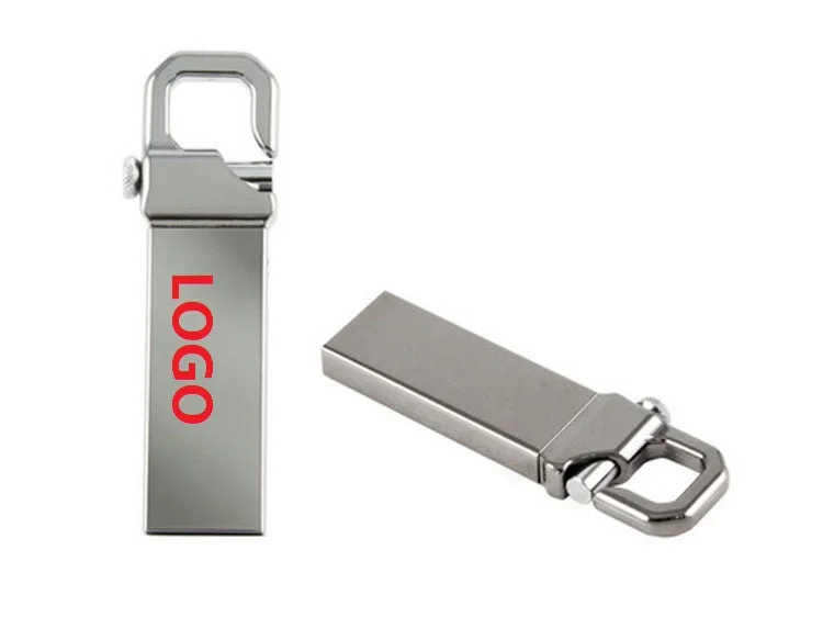 

Can customized LOGO Metal Mini USB flash Drive 1gb 2gb 4gb 8gb 16gb 32g Pendrive waterproof flash memory stick 100pcs/lot