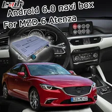 Android 6.0 caixa de navegação GPS para novo Mazda 6 Atenze vídeo interface de caixa de espelho link youtube google play waze yandex iGO navi