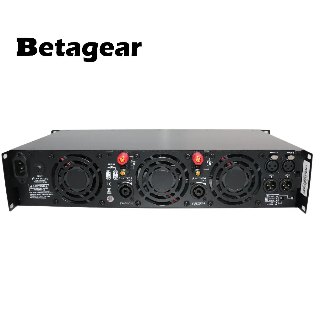 Betagear Stage Power Amplifier 1000W+1000W @8ohm 