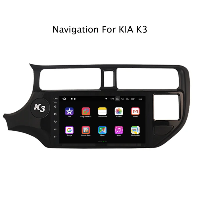 Best 9Inch PX30 Android 9.0 Car DVD Multimedia Player For Kia K3 2016 2017 2018 GPS Navigation Radio Stereo Audio 5