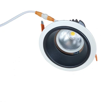 

Glare free COB Led spotlight dimmable 8W ceiling down light adjustable led downlights for hotel/mall/home