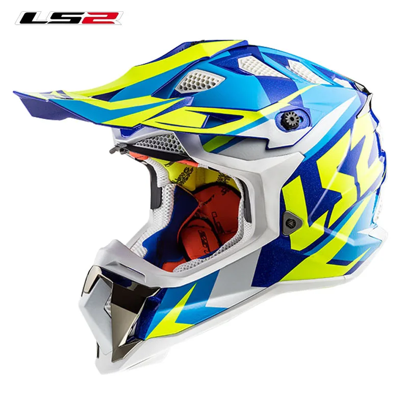 LS2 MX470 subverter шлемы для мотокросса шустрые ATV dirt bike racing enduro casco capacete внедорожный спортивный LS2 мотоциклетный шлем - Цвет: 8