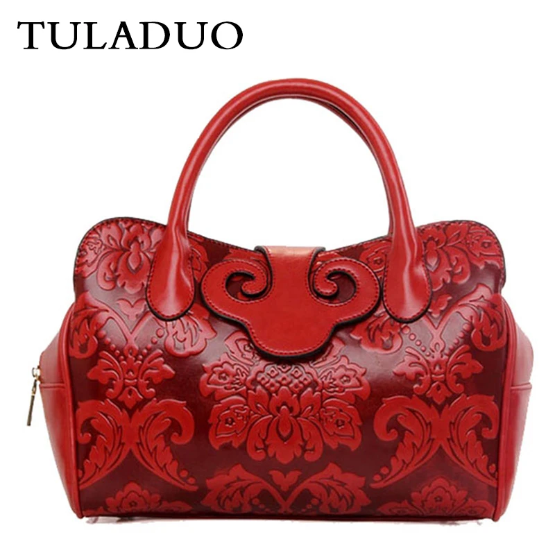 ФОТО Tuladuo  Woman Designer Chinese Style High Quality Handbag Sac a Main Luxury Genuine Leather Messenger Bags Bolsos Shoulder Bag