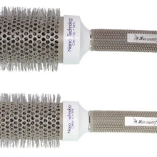 6 размеров(19 мм 25 мм 32 мм 45 мм 53 мм 65 мм) прочный Керамика Утюг круглый волосы расческой Туалетная Кисточки салон Стайлинг ствола