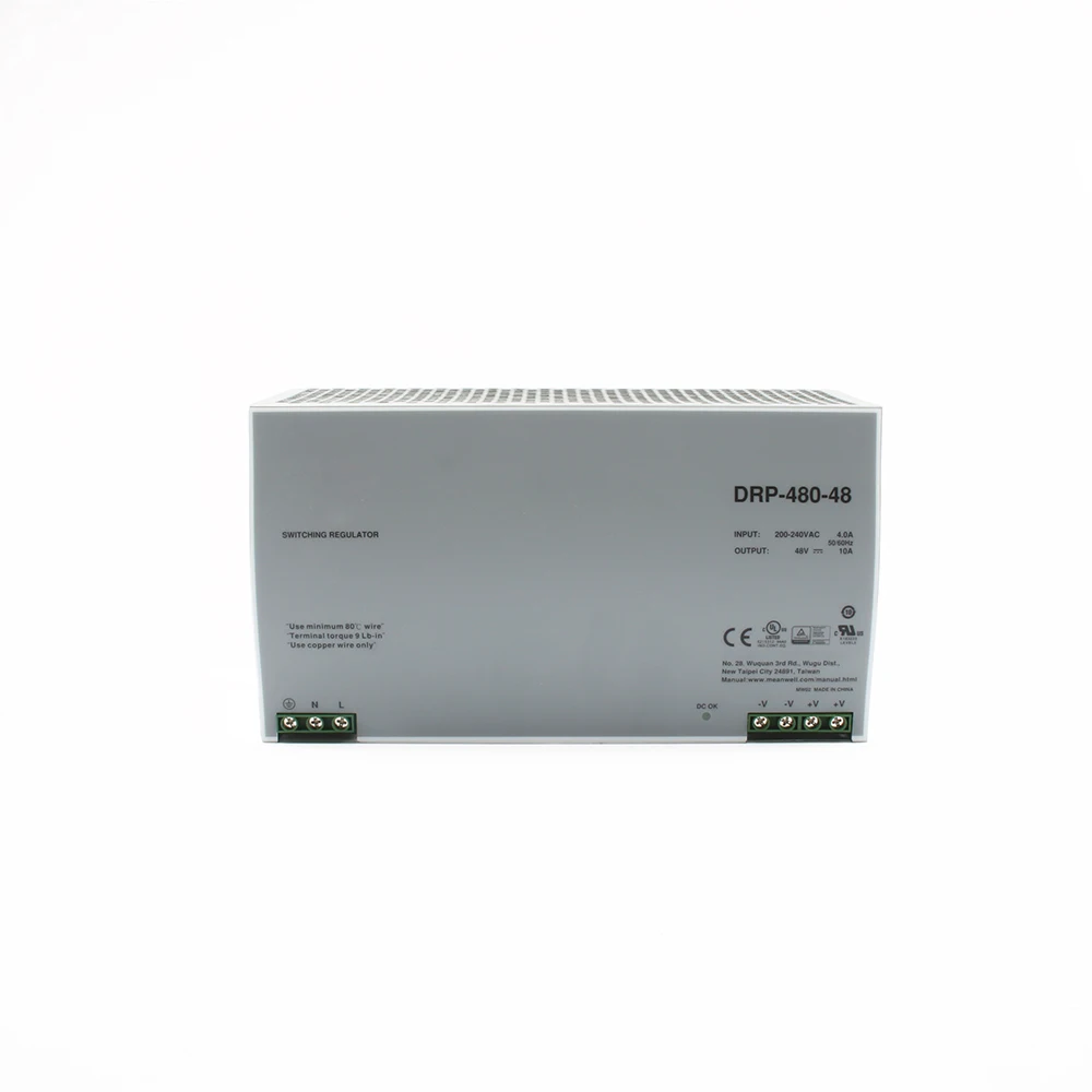 MEAN WELL din рейка питание 480 Вт 24 В мощность suply meanwell ac dc конвертер DRP 20A в промышленный