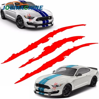 

2PCS 40cmX12cm Car Sticker Reflective Monster Scratch Stripe Claw Marks Car Auto Headlight Decoration Vinyl Decal Car Stickers