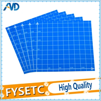 

2pc 220x220mm Blue Frosted Heated Bed Sticker Printing Form Build Sheets Grid Build Plate Tape Platform for Anet A6 A8 Ender 5