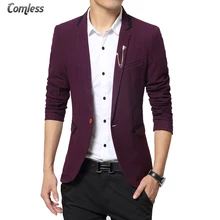 Весна Для мужчин S блейзер из массива бутик Костюмы для Для мужчин высокое качество Пиджаки для женщин Slim Fit пальто куртка костюм мужской пиджак Для мужчин