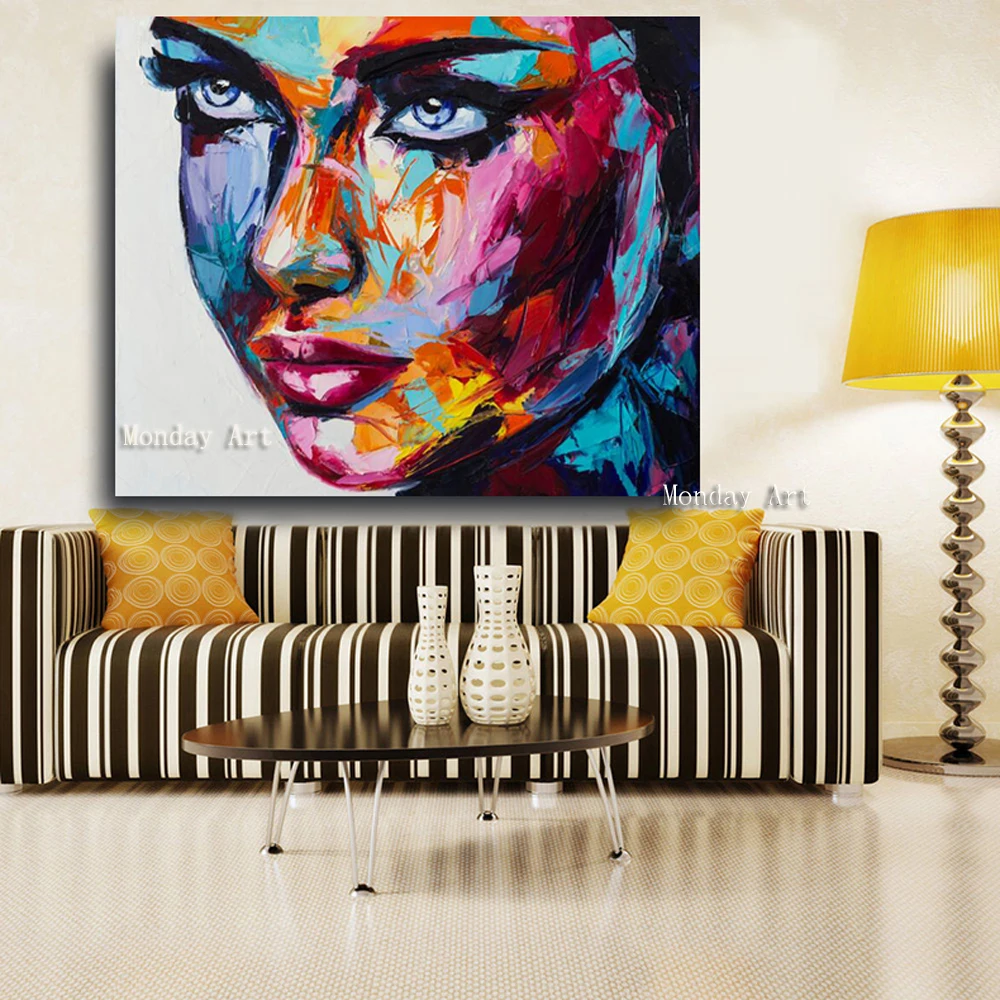 GG Embelish-Large-Size-Fantasy-Woman-Face-HD-Print-Canvas-Oil-Paintings-Modern-Wall-Art-Posters-For (5)
