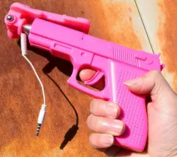 Лидер продаж 2016 года пистолет Дизайн селфи монопод мини self-палки Выдвижная Ручной палка для селфи