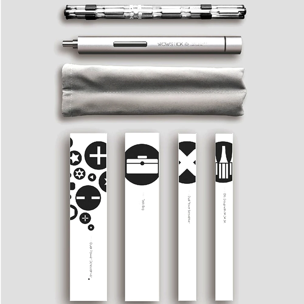 Беспроводная мини отвертка Wowstick 1P 1Fs комплект карманных электроинструментов для