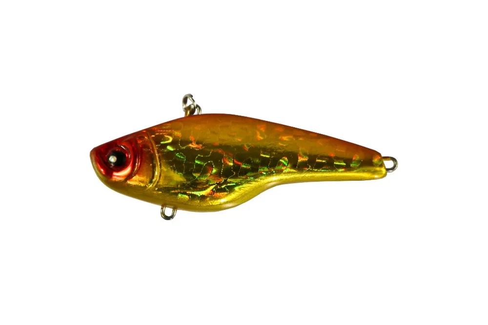 BassLegend Fishing Wobbler Lipless Crankbait Vibration Lure Silent VIB Bass Pike Bait 75MM 25G