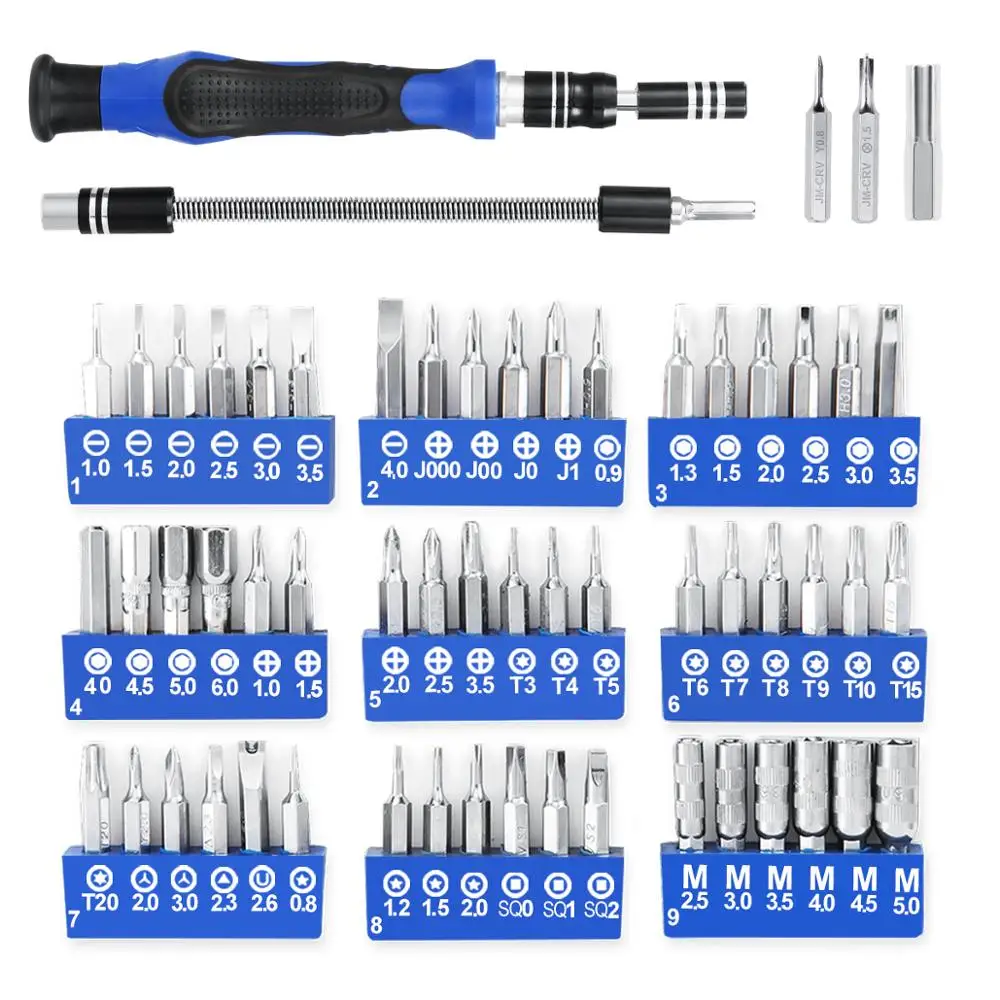 Preise ORIA Präzision Schraubendreher bit Gesetzt 60 in 1 Magnetischer Schraubenzieher installationssatz Für Handys Spielkonsole Tablet PC Elektronik reparatur Werkzeug