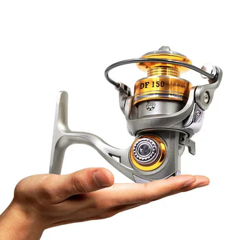 

DF150 MINI small fishing reels 5BB 5.2:1 carretilha pesca fly fishing spinning reel metal spool