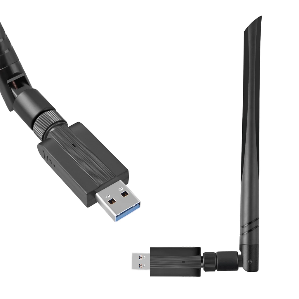 USB двухдиапазонный беспроводной сетевой адаптер приемник WiFi с антенной