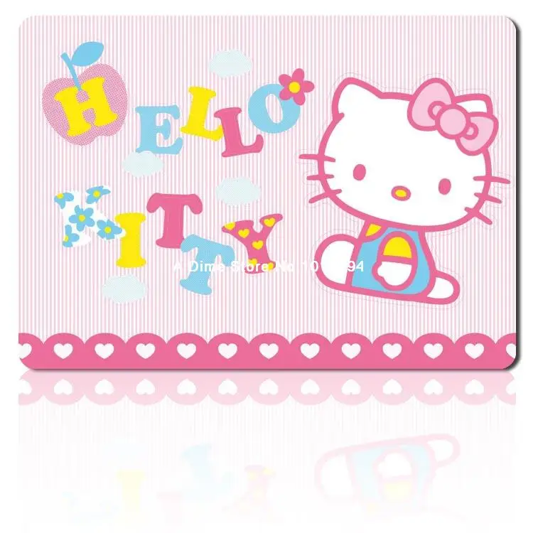 Hello Kitty коврик для мыши ткали милый коврик для мыши ноутбук Аниме Коврик для мыши передач Notbook компьютерная игровой коврик для мыши геймер