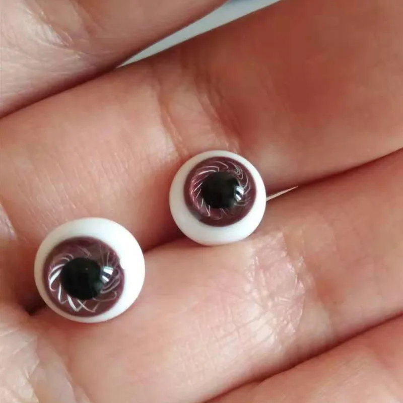 bjd eyes 8mm brown color