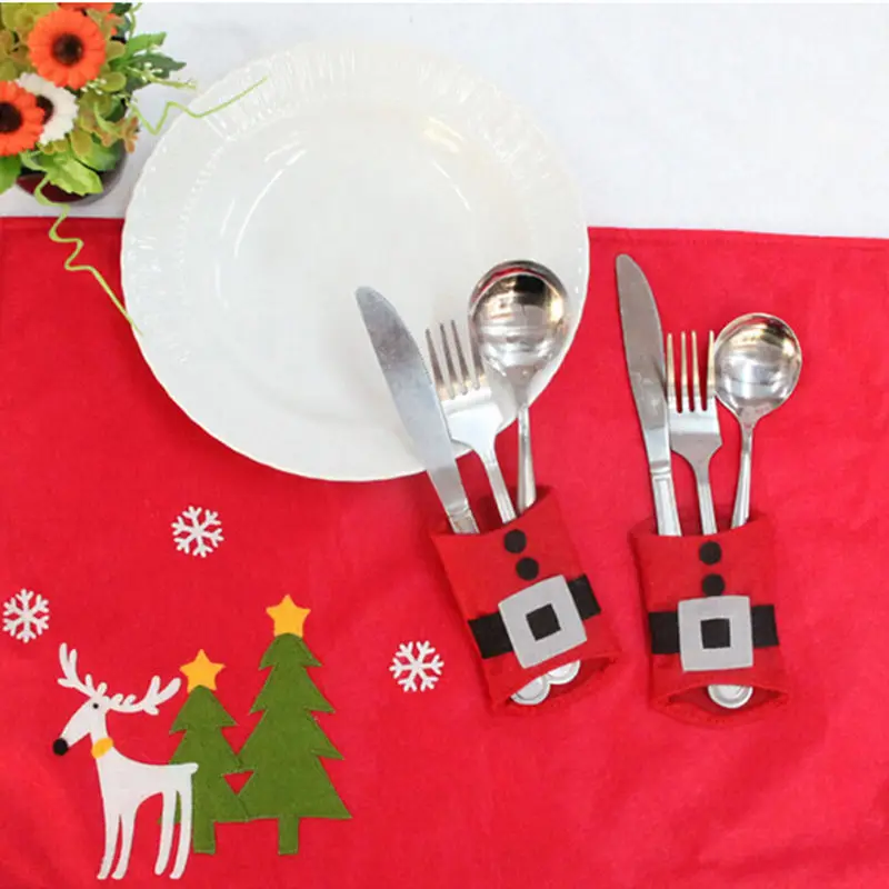 Décorations de Table de noël créatives et populaires, ensembles de