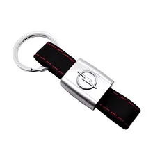 Key Pendant Car Styling for Opel Astra h Insignia Meriva Corsa d Astra g j Vectra Mokka Zafira Lether Keychain Auto Key Ring