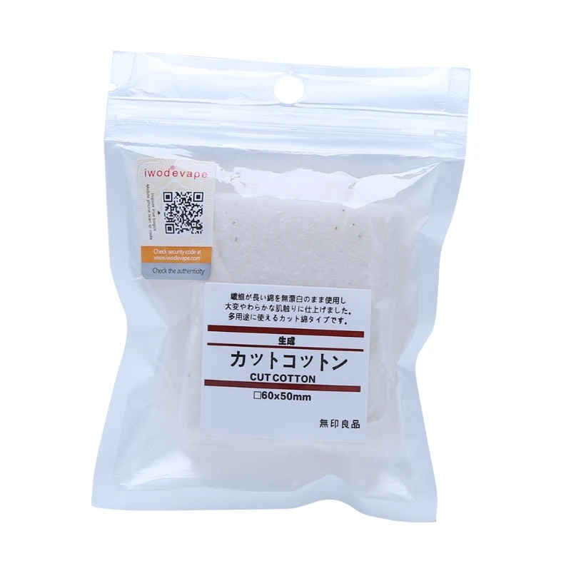 

Pure Organic Cotton Pad For Rebuildable Dripping Atomizer Tank RAD RBA RTA RDTA