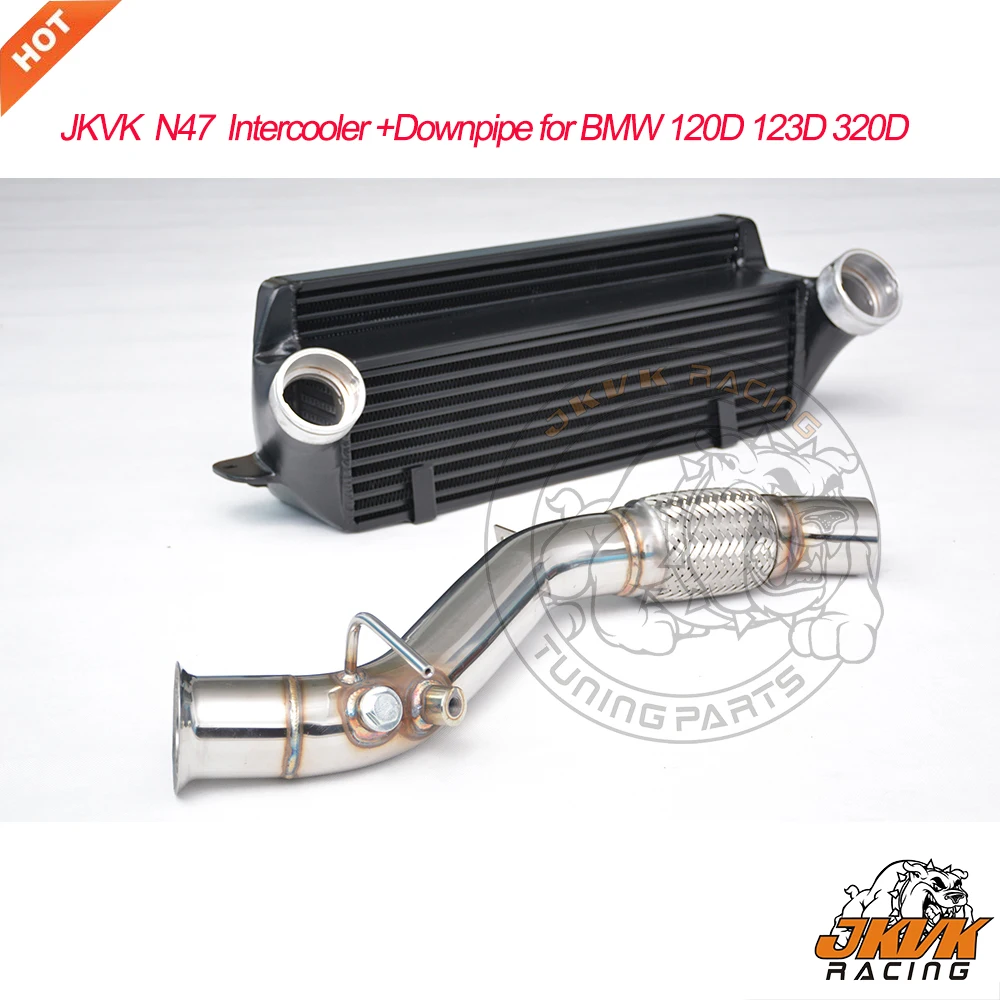JKVK Racing 2 36 ''канальная труба + интеркулер для dpf E90 E91 E92 E93 120D 123D 320D E Series N47 0 diesel 2006