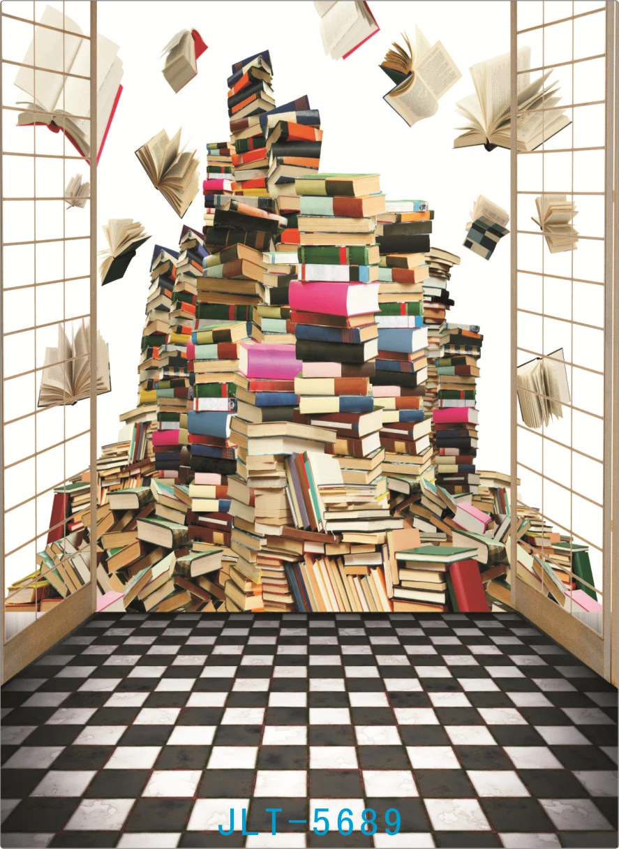 Ecole Piles De Livres Tissu Tissu Personnalise Photographie Toile De Fond Prop Photo Studio Arriere Plans Pour Mariage Enfants Pour Photocall Aliexpress