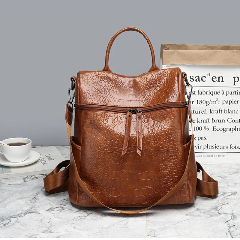 Bonsacchic женский рюкзак из мягкой искусственной кожи школьная сумка для