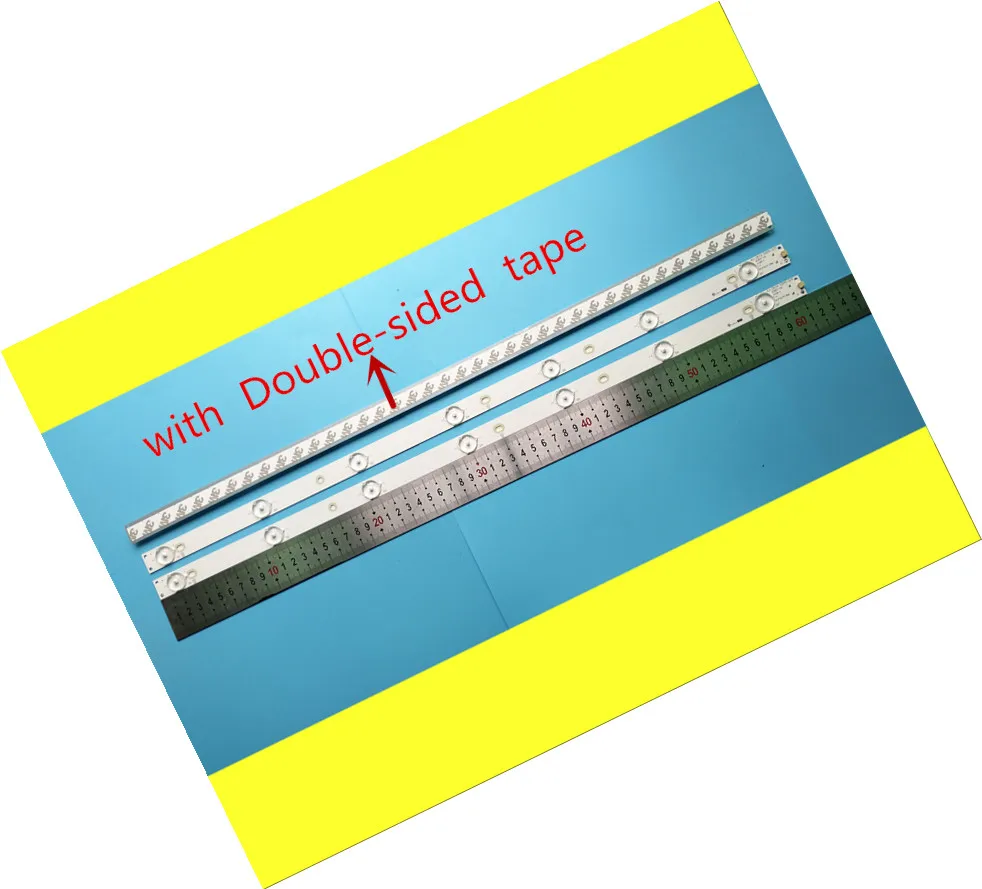 Новый комплект 3 шт. 7LED 615 мм Светодиодная лента для LBM320P0701 FC 2 32PFK4309 TPV TPT315B5 32PHS5301 LB