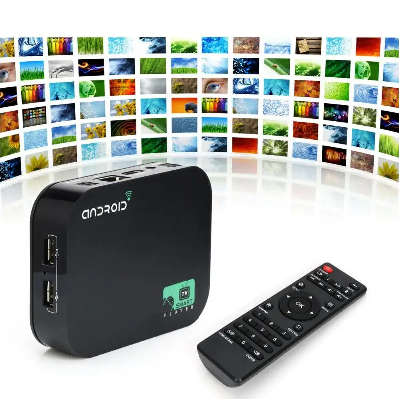 A20 двухъядерный Android Smart tv Box пленочный плеер 1080P Wifi HDMI XBMC Youtube