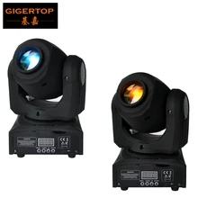 2 XLOT 10 W CREE LED мини движущихся головного светодиодный вечерние этап дискоклуб пятно света Линдер диммер и Стробоскопическая Светодиодная лампа сценический барный светильник