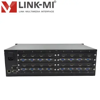 

LINK-MI LM-MX16H Hybrid Matrix Switcher System 3840x2160P@30Hz Compatible with HDMI DVI signal format
