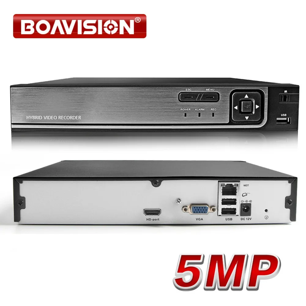 8CH 16CH 5MP CCTV NVR H.265 / H.264 Motion Detect CCTV Network Video Recorder FTP ONVIF For IP Camera Security System