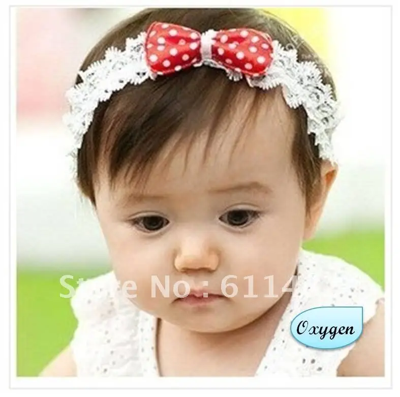 2pcs/lot wholesale BABY Headband baby hairband, children hair bow