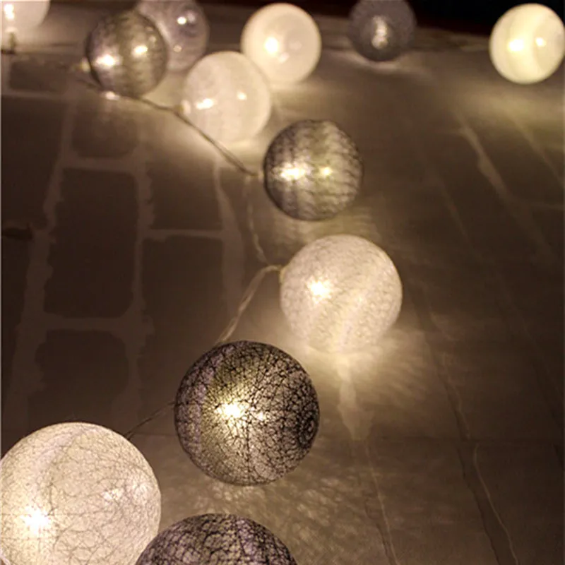 Serie de colores geniales de algodón Bola de luces led decoracion vacaciones guirlande led dormitorio garland luces kerst lichterkette Serie de colores geniales de algodón Bola de luces led decoracion vacaciones guirlande led dormitorio garland luces kerst lichterkette