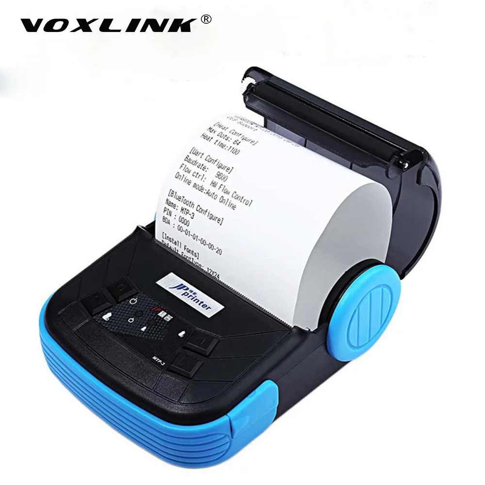 VOXLINK 80mm Portable Android IOS Bluetooth Thermique Réception