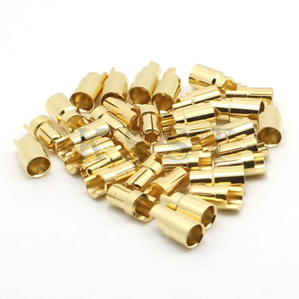 GC6010 10 пар 6 0 мм позолоченный разъем для аккумулятора RC штекер ESC|connector distribution|connector