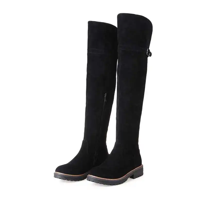 

Motorcycle Boots Winter New Over Knee High Boots Sexy Fashion Boots for Women Warm Snow Long Knight Boots Winter Shoes 7793