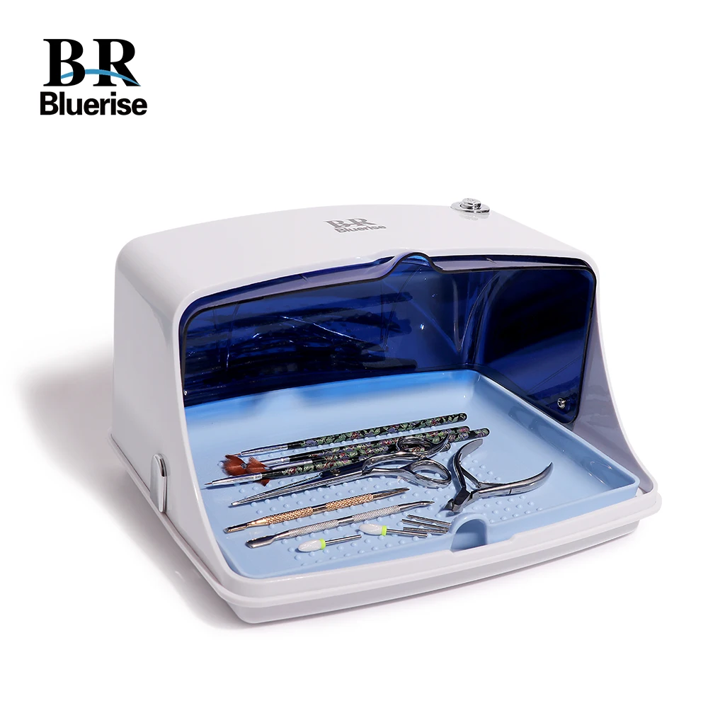 Günstig Bluerise UV Sterilisator Für Maniküre Werkzeuge Sterilisation Box Kunst Nagel Werkzeuge Sterilisator Desinfektion Schränke Schönheit   Gesundheit