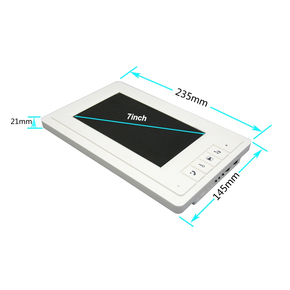 7 ''видео домофон видеодомофон дома Система контроля доступа 5-провод крытый монитор + непромокаемые вызова Камера + RFID Card + выход коммутатор