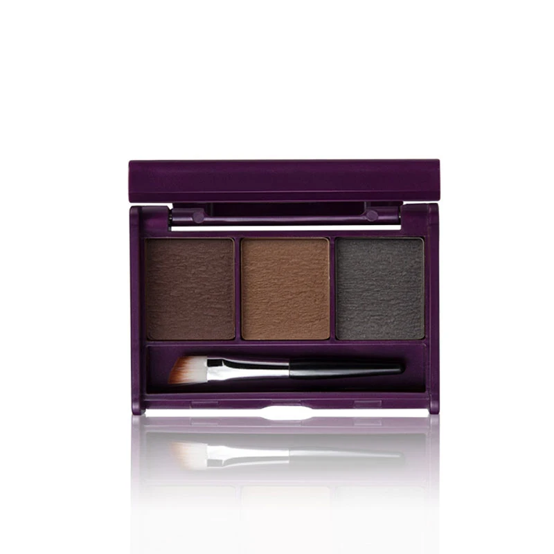 MENOW Cosmetic 3 in 1 Matte Eyebrow Powder Waterproof Fixed Makeup Palette Lasting For Eyes Drop Ship | Красота и здоровье