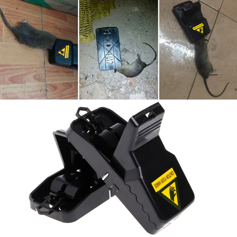 

2Pcs Reusable Mouse Trap Catching Mice Mouse Mousetrap Spring Rodent Easy Catcher Sep1