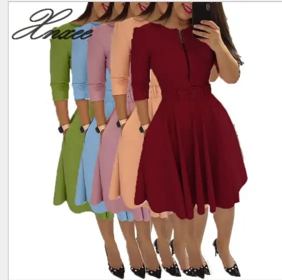 

2019 ladies new dress elegant noble party dress