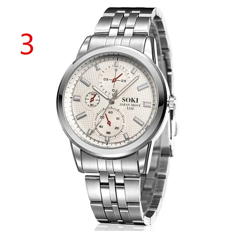 

Watch male student Korean edition simple fashion casual fashion men watch waterproof quartz skin band calendar.86