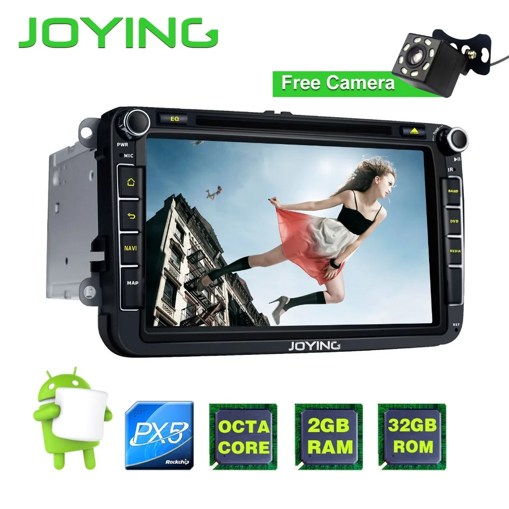 Joying 8"Head Unit GPS Navigation Multimedia Player 2 Din Android Car