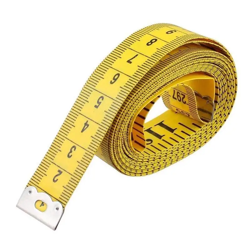 

Portable 3m Flat Measuring Tape For Tailor Sewing Cloth Body Ruler Body Measuring Ruler Retractable Metric Tape