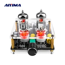 Aiyima amplificador febre 6j3 tubo pré amplificadores mini placa de áudio preamp bile buffer amplificador potência profissional
