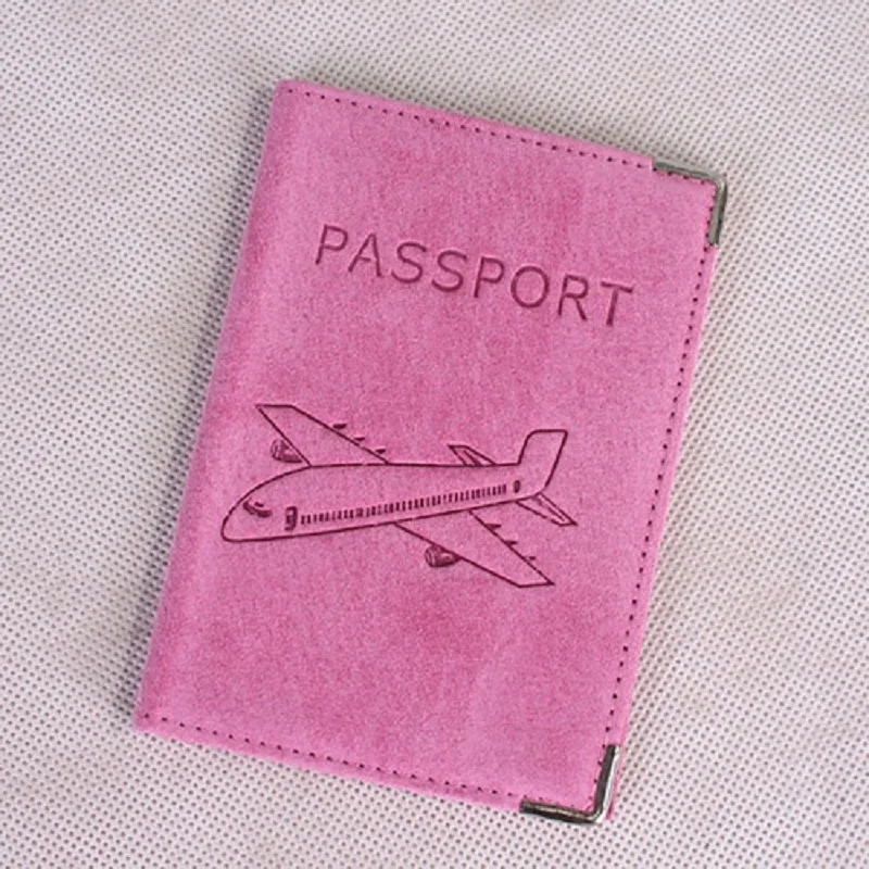 Hot Genuine leather sell pigskin suede High quality passport cover Card bag Tourism go abroad travel Passport Holder gifts