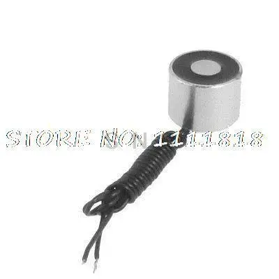 

20mm OD 0.5kg Force Round Holding Solenoid Magnet DC 24V 0.05A