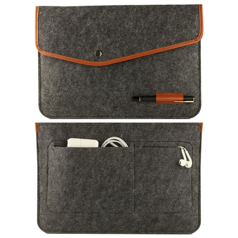 Ноутбук превосходного качества ноутбук Шерсть Войлок рукав сумка для Macbook Air 1" 13" 1" защитный чехол сумка для ноутбука Сумка-вкладыш